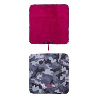 Two Bare Feet Kids Weatherproof Changing Robe & Changing Mat - Grey Camo / Raspberry Extra Image 3 Preview